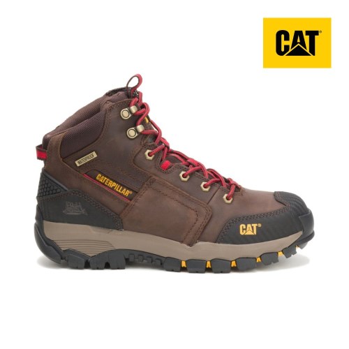 Caterpillar Navigator Waterproof Miesten Turvakengät TummanRuskea (YEVGI)